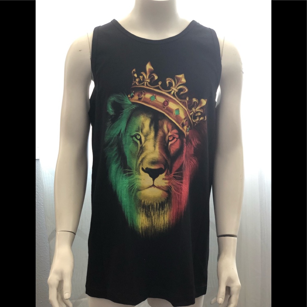 Rasta Lion King Tank